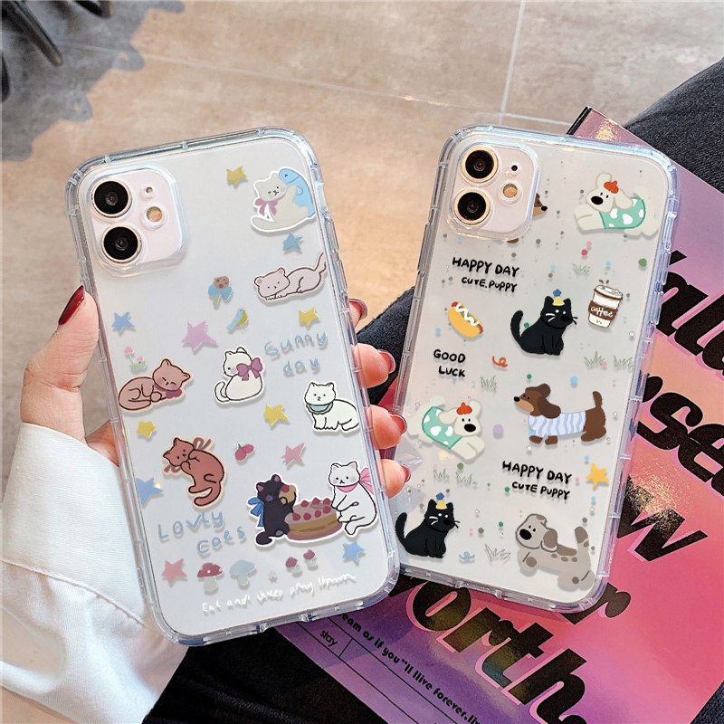 Lovely Fishes Clear Phone Case - đánh giá và giá Apple Iphone 16