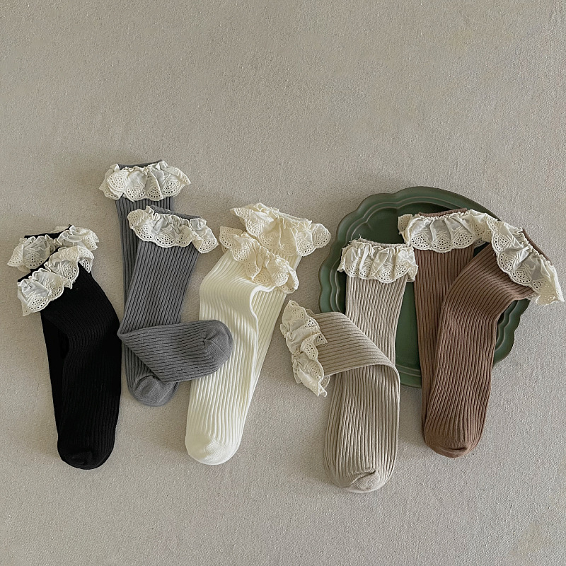 Ruffle Baby Girls Knee High So - đánh giá và giá Baby Sock Oximeter