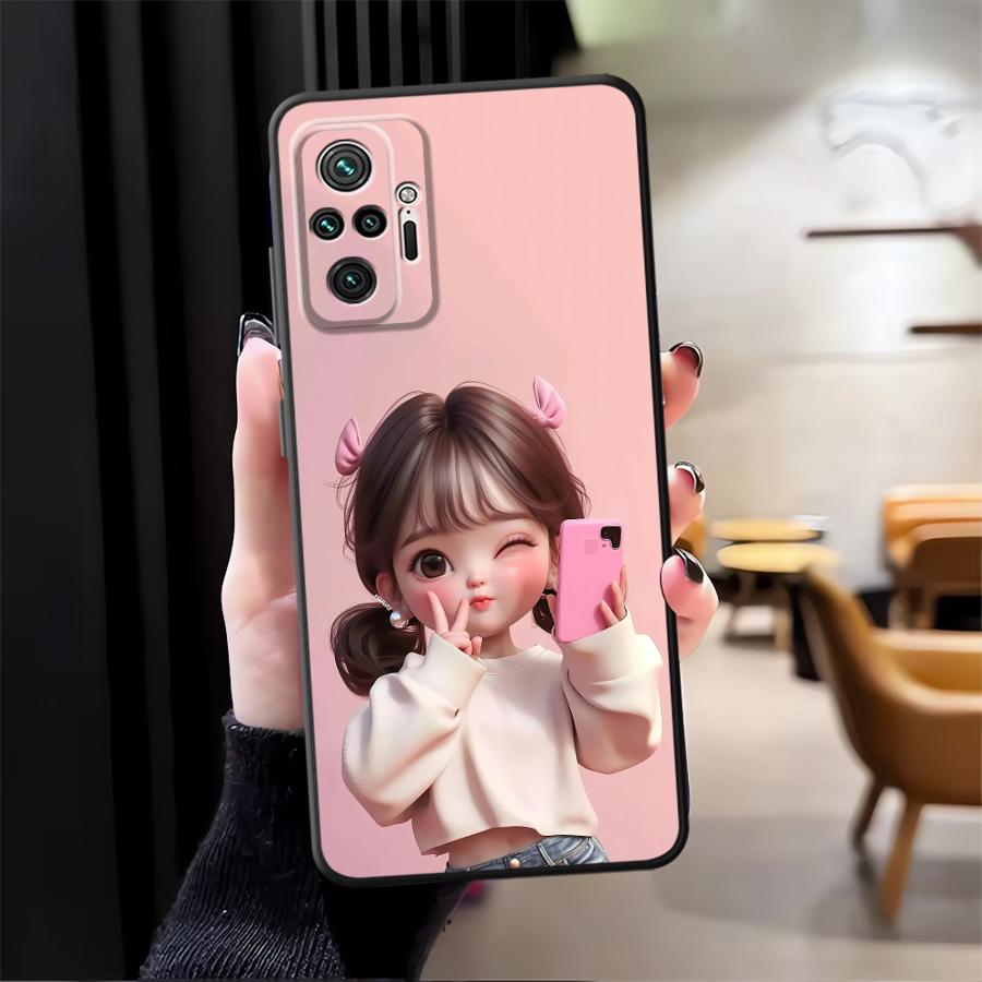 Cartoon Girl Pattern Funda Pho - đánh giá và giá Xiaomi Redmi Note 14