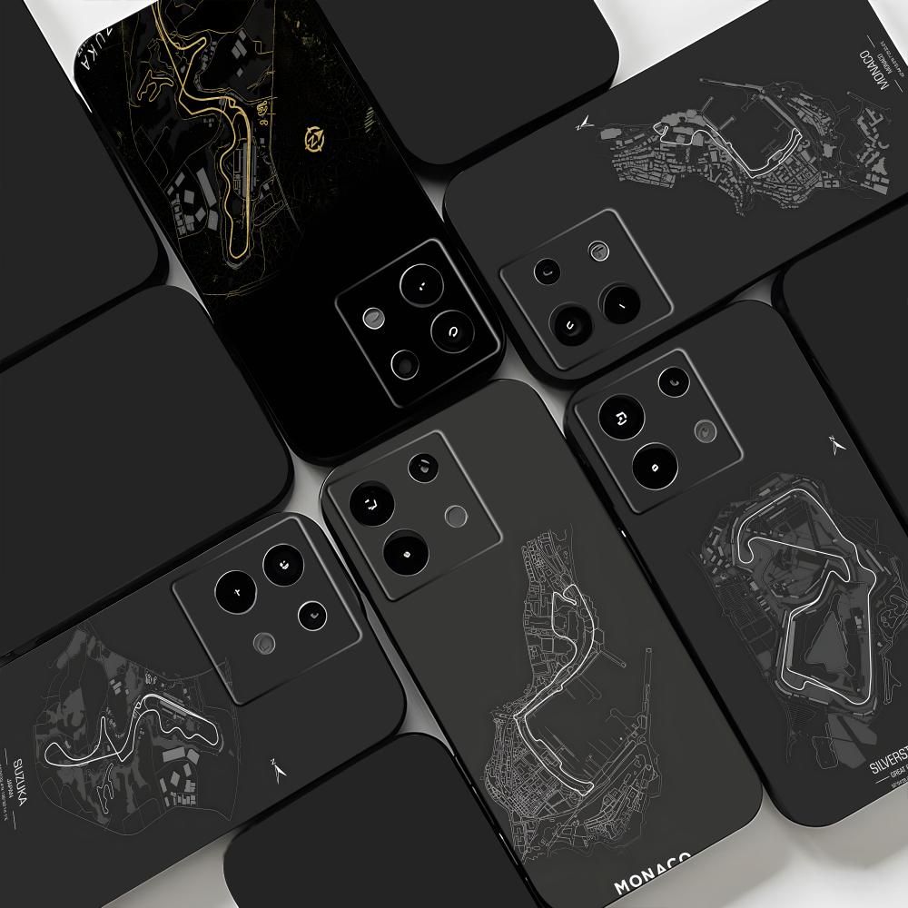F1 Race Track Print  Phone Cas - đánh giá và giá Xiaomi Redmi Note 13