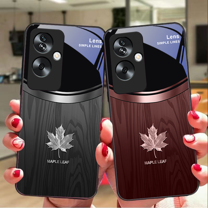 Wood Grain Maple Leaf For Oppo - đánh giá và giá Realme Note 50